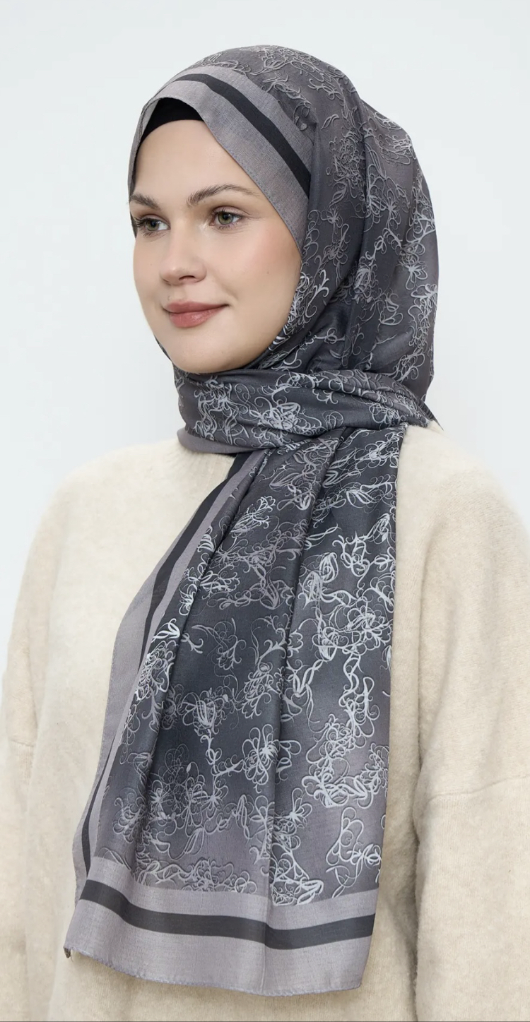 Sarmaşık Desen Lina Şal
