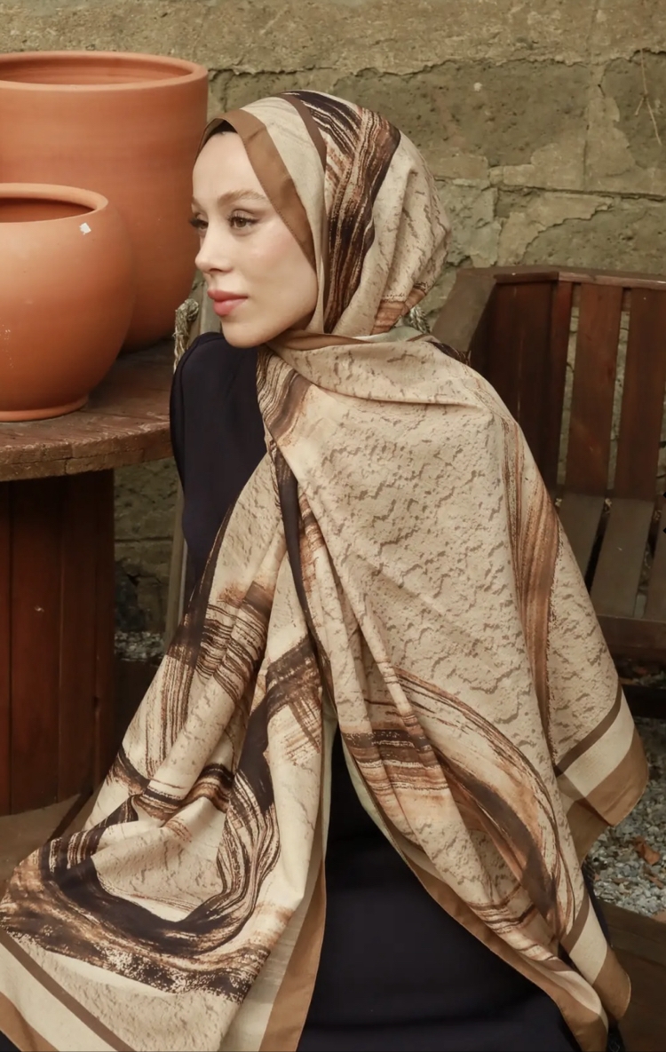 Medcezir Desen Lina Şal