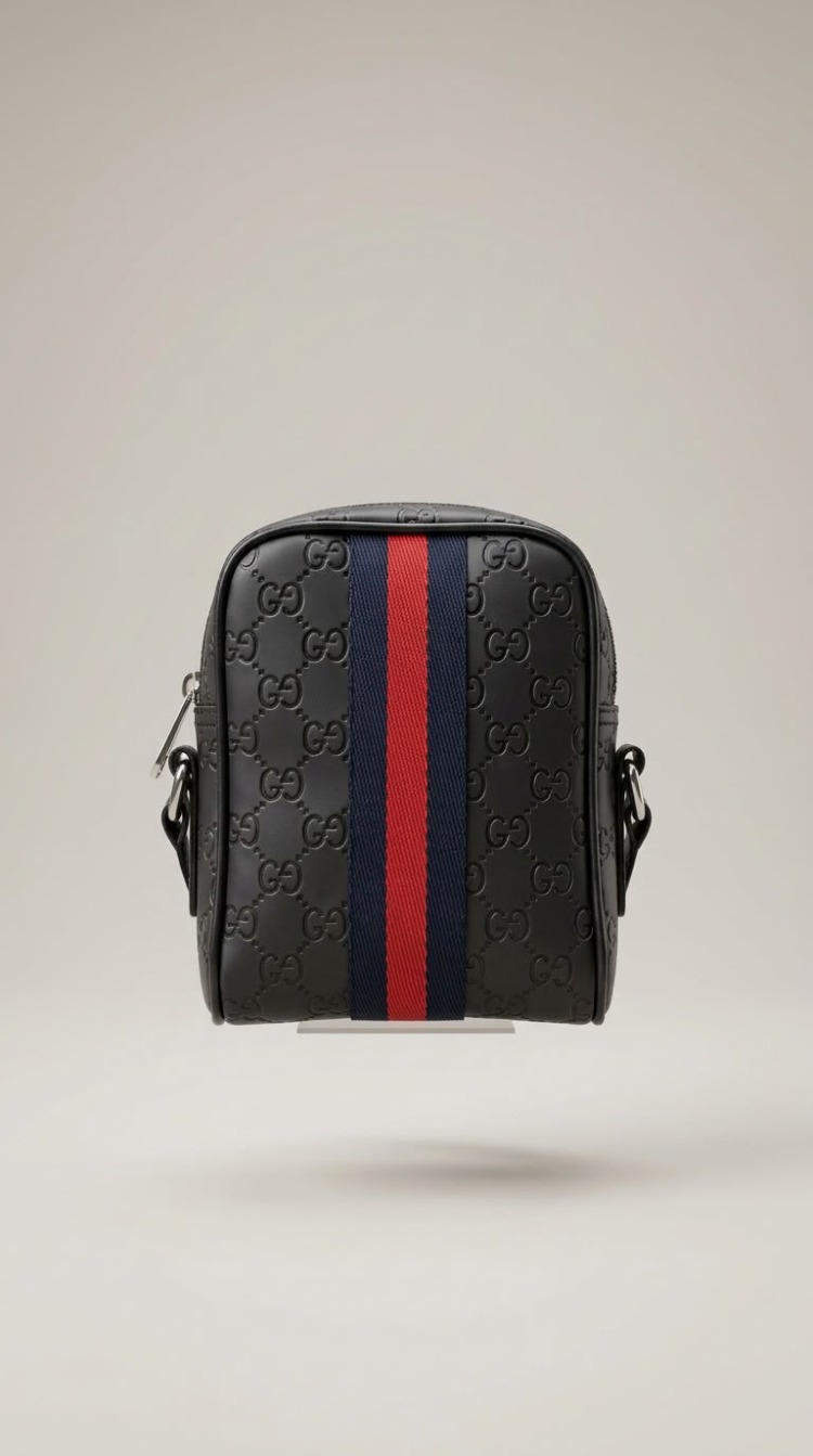 GC Askılı Siyah Bag (Unisex)