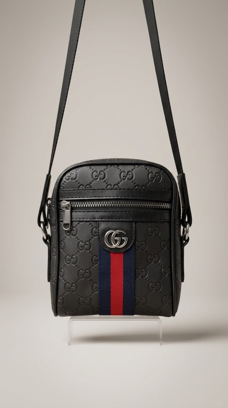 GC Askılı Siyah Bag (Unisex)