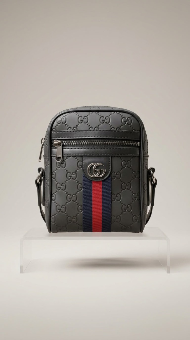 GC Askılı Siyah Bag (Unisex)