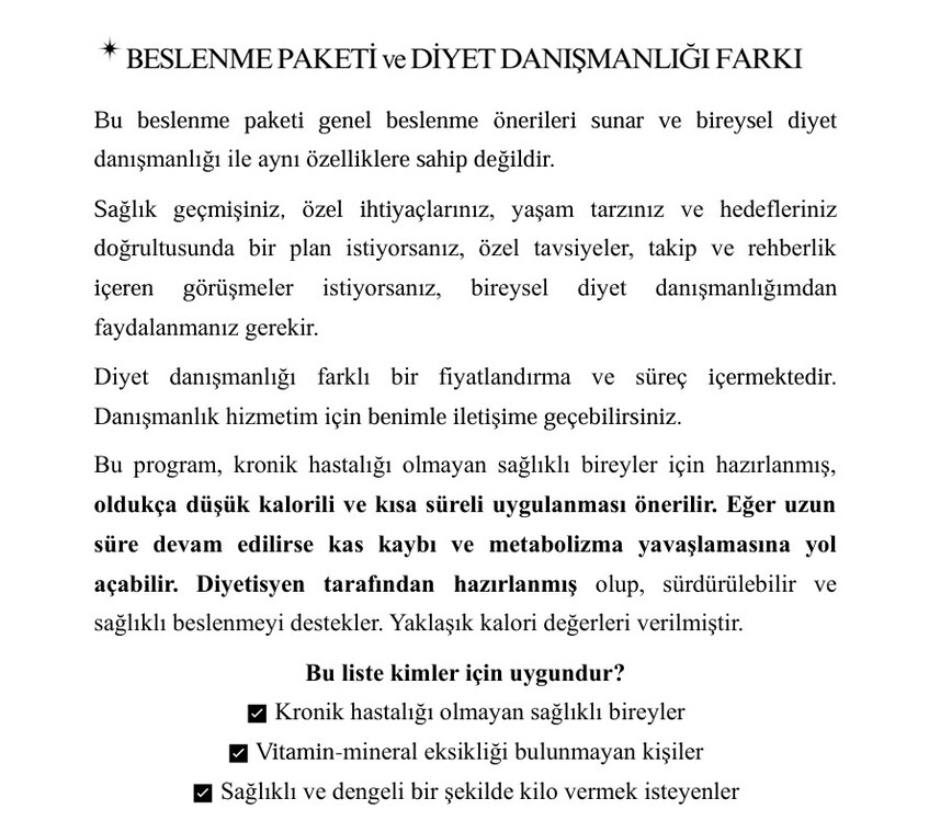 3 Günlük Anti-Yorgunluk Beslenme Programı