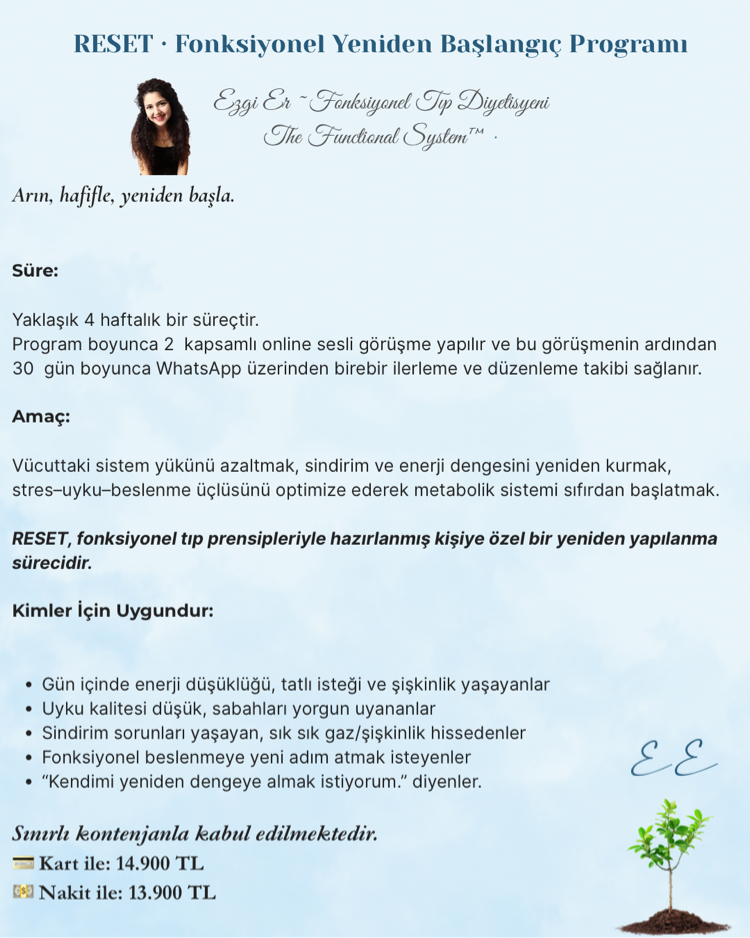 Başlangıç program (1 ay)