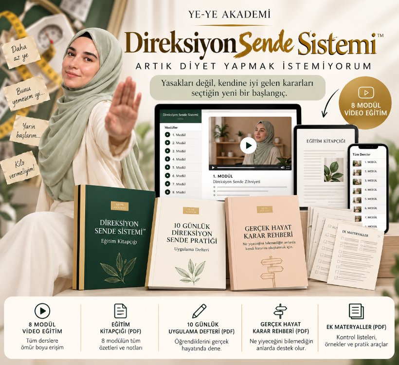 YE-YE Akademi | Artık Diyet Yapmak İstemiyorum 