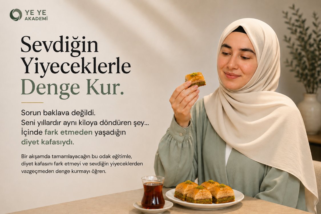 YE-YE Akademi | Sevdiğin Yiyeceklerle Denge Kur