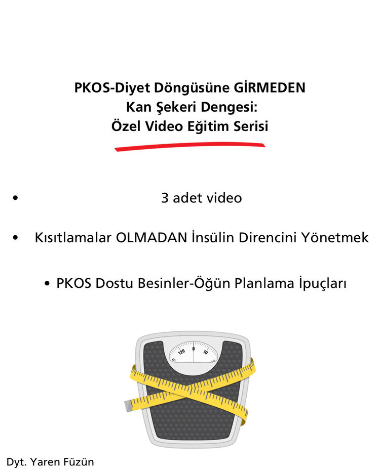 PKOS-Diyet Döngüsüne GİRMEDEN Kan Şekeri Dengesi