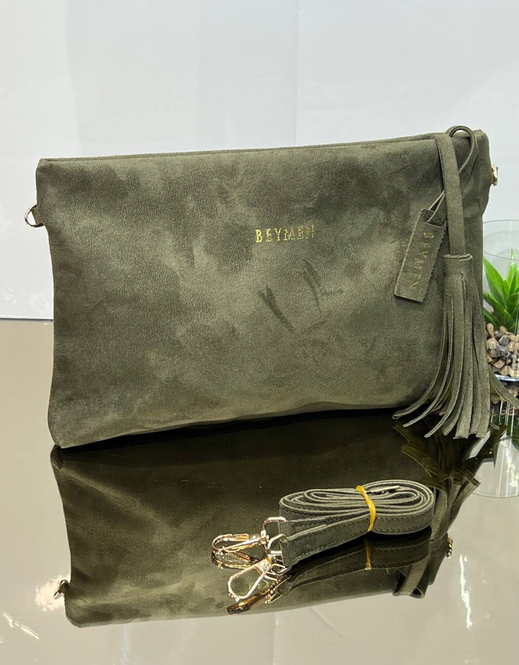 Süet Clutch