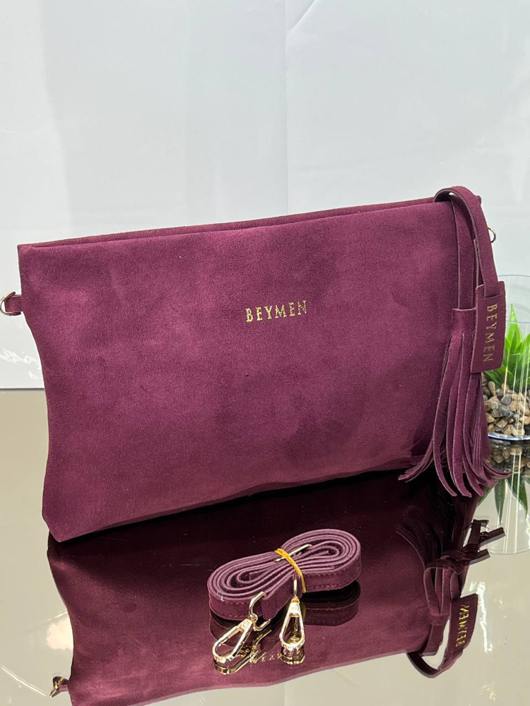 Süet Clutch
