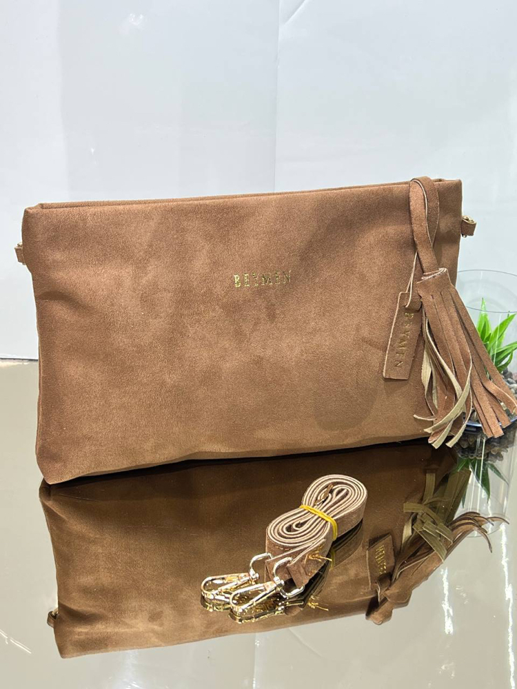 Süet Clutch