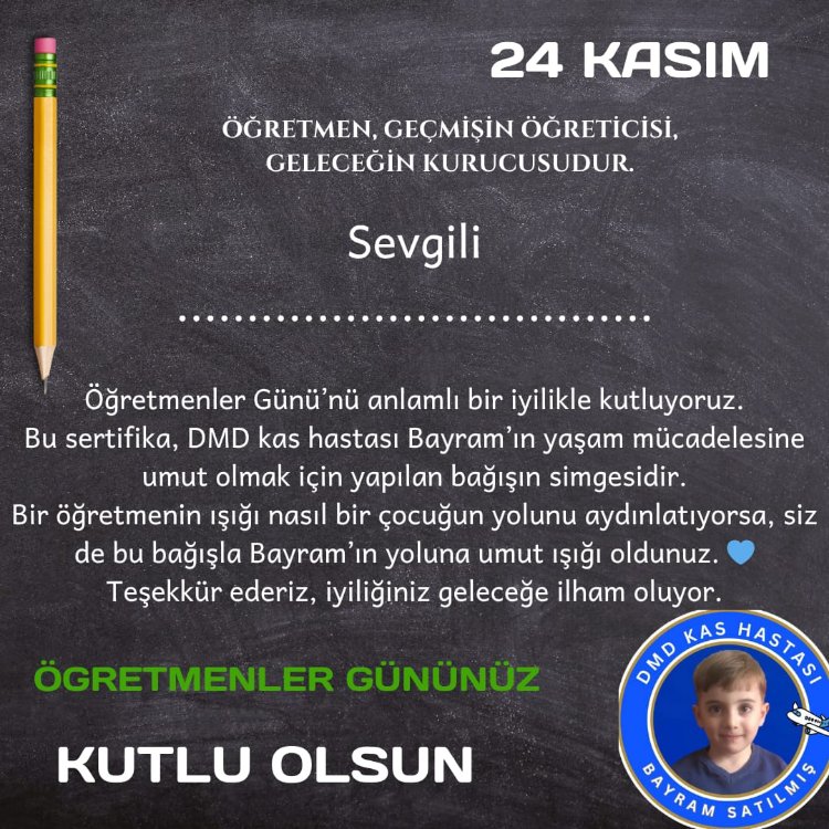 ÖGRETMENLER GÜNÜ KARTI