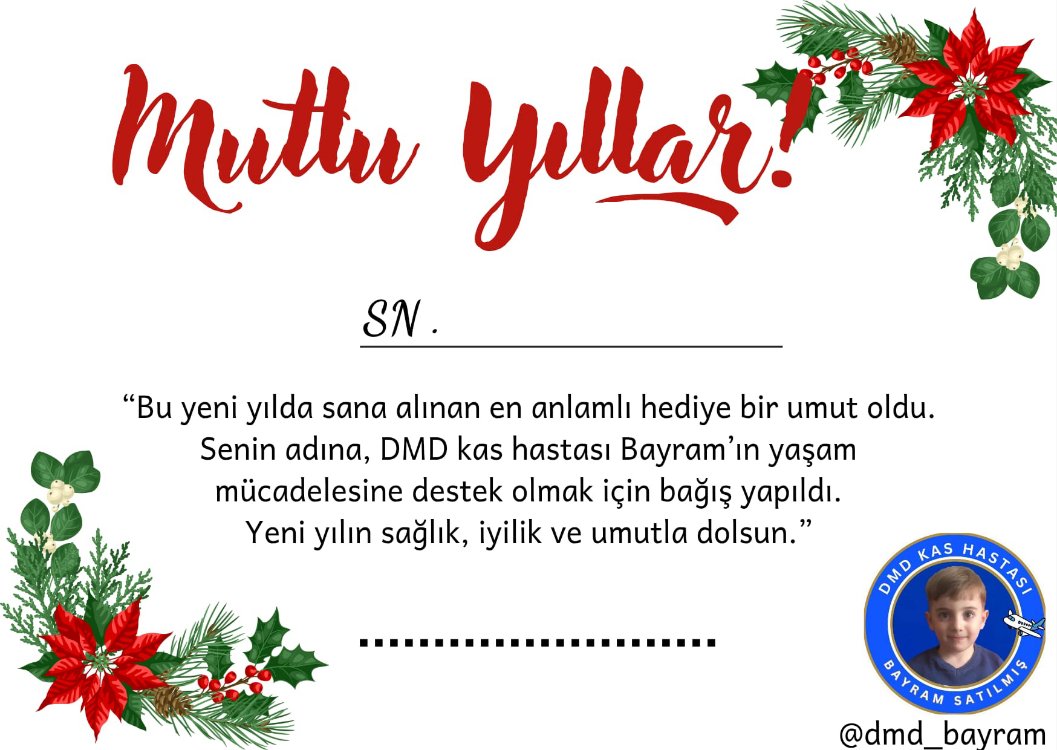 YENİ YIL TEBRİK KARTI