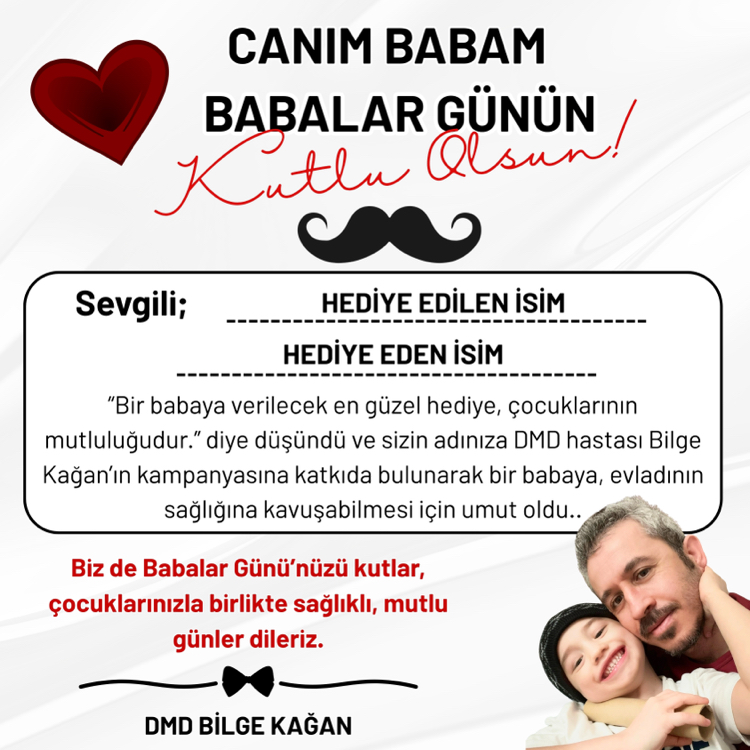 BABALAR GÜNÜ KARTI