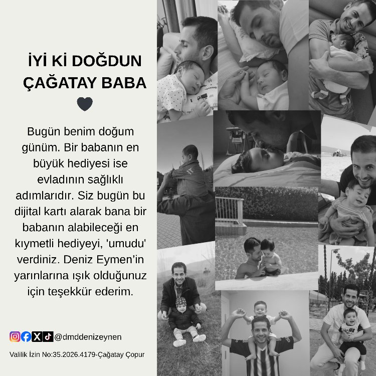 İYİ Kİ DOĞDUN ÇAĞATAY BABA 