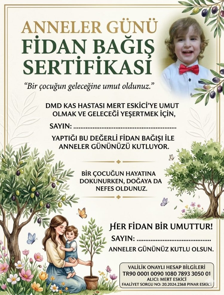 ANNELER GÜNÜ FİDAN BAĞIŞ KARTI