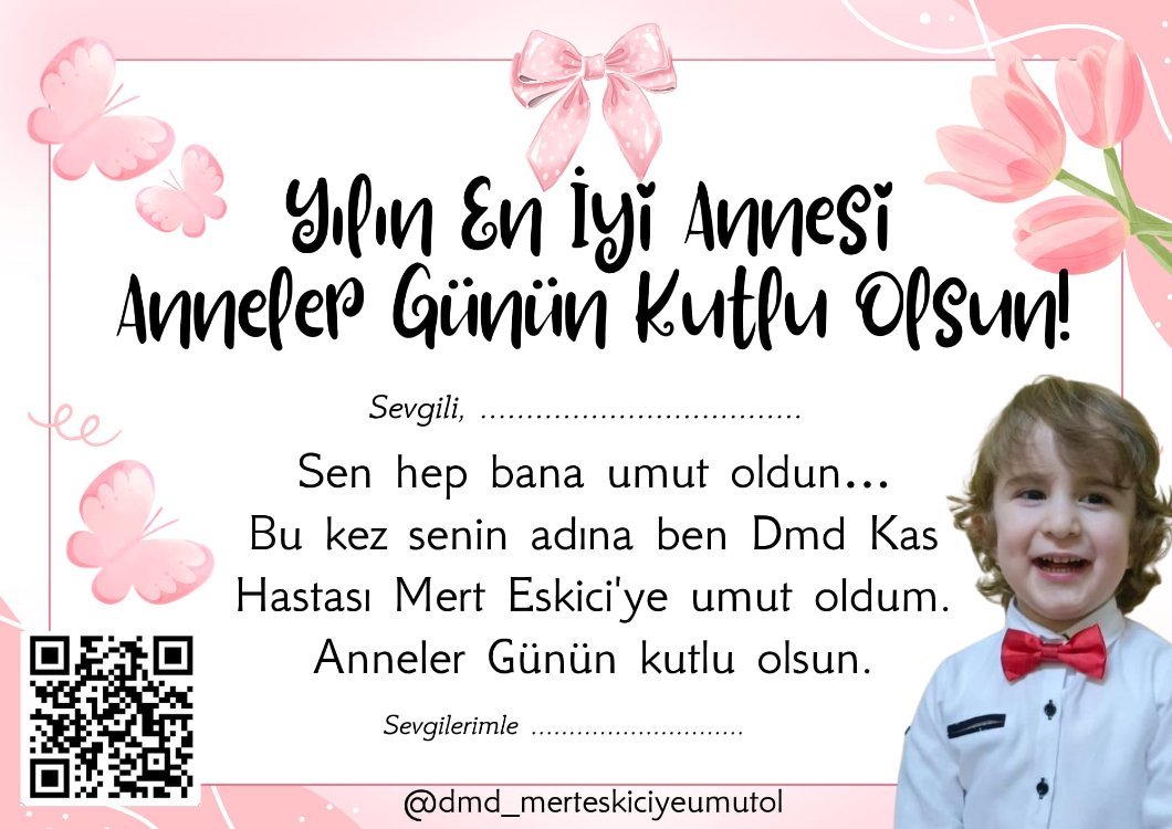 Anneler Günü Tebrik Kartı