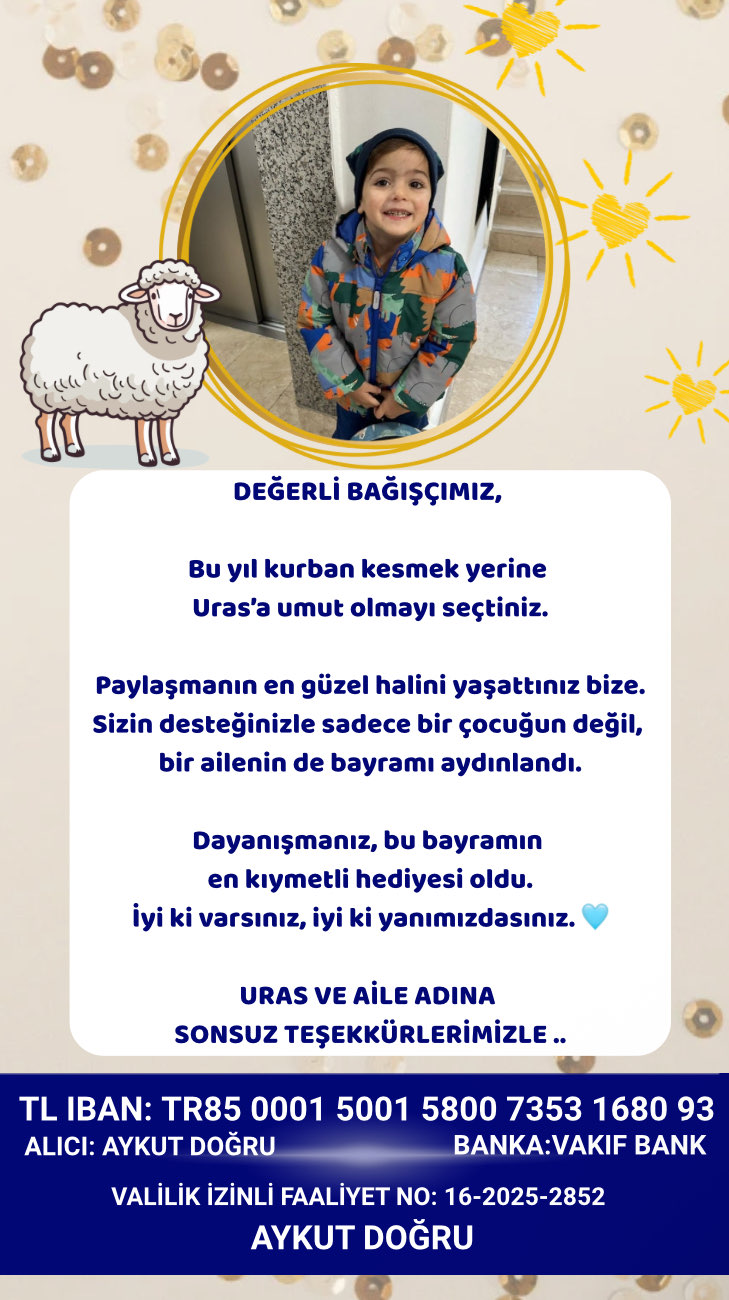 KURBAN BAĞIŞ KARTI