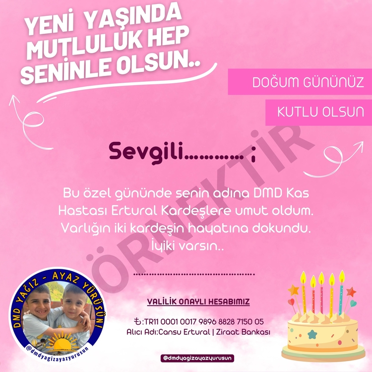 Dijital Doğum Günü Kartı
