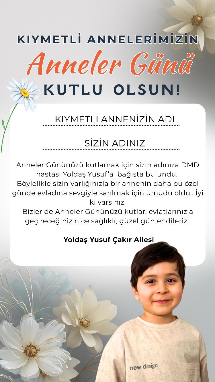 Anneler günü dijital kart