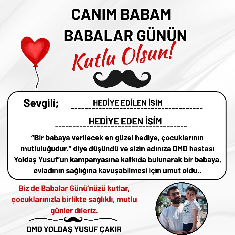 Babalar günü dijital kart