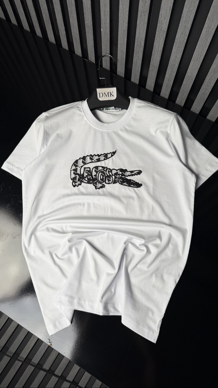 Lacoste t-shırt beyaz