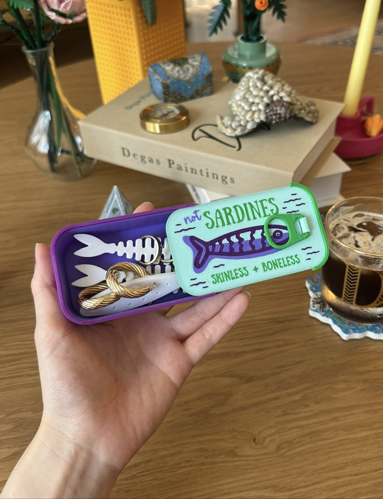 Sardines Takı Kutusu (İstediğiniz renklerde)