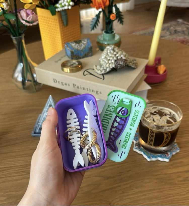 Sardines Takı Kutusu (İstediğiniz renklerde)