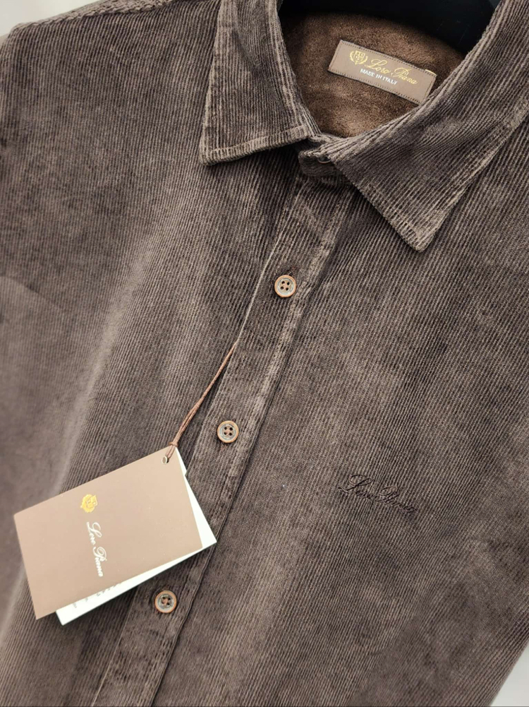 Loro Piana Velvet Gömlek (ACI KAHVE)