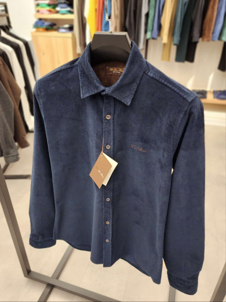 Loro Piana Velvet Gömlek (LACİVERT)