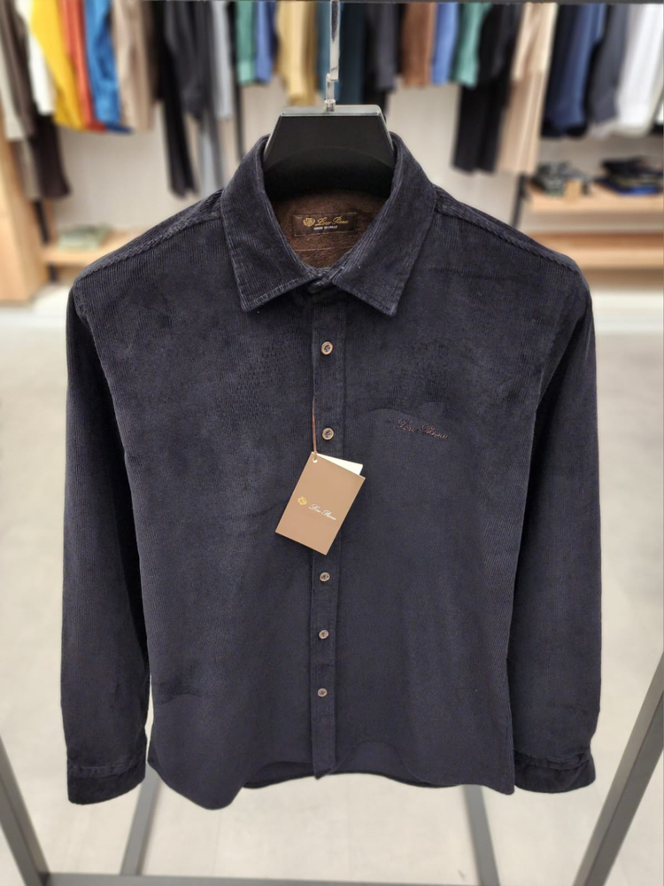 Loro Piana Velvet Gömlek (SİYAH)
