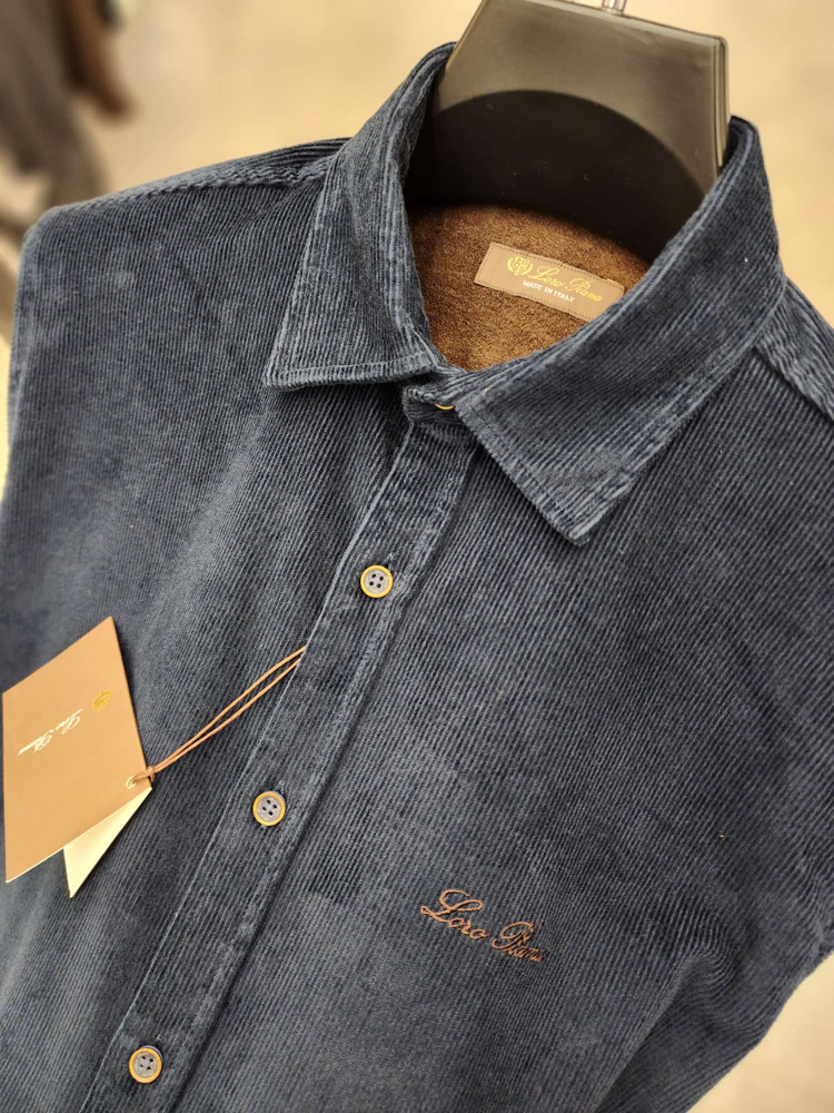 Loro Piana Velvet Gömlek (LACİVERT)