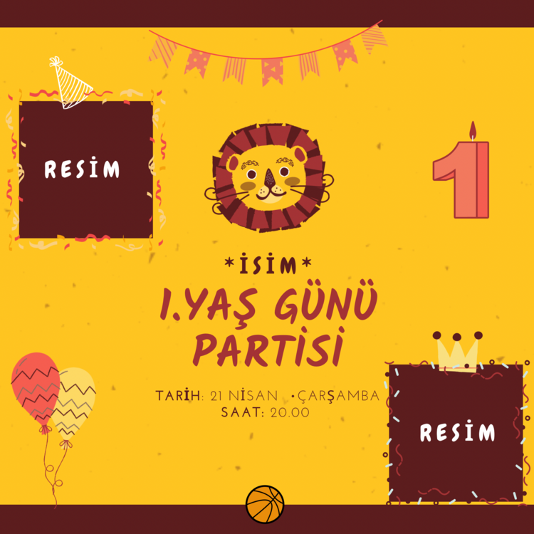 Doğum günü davetiyesi