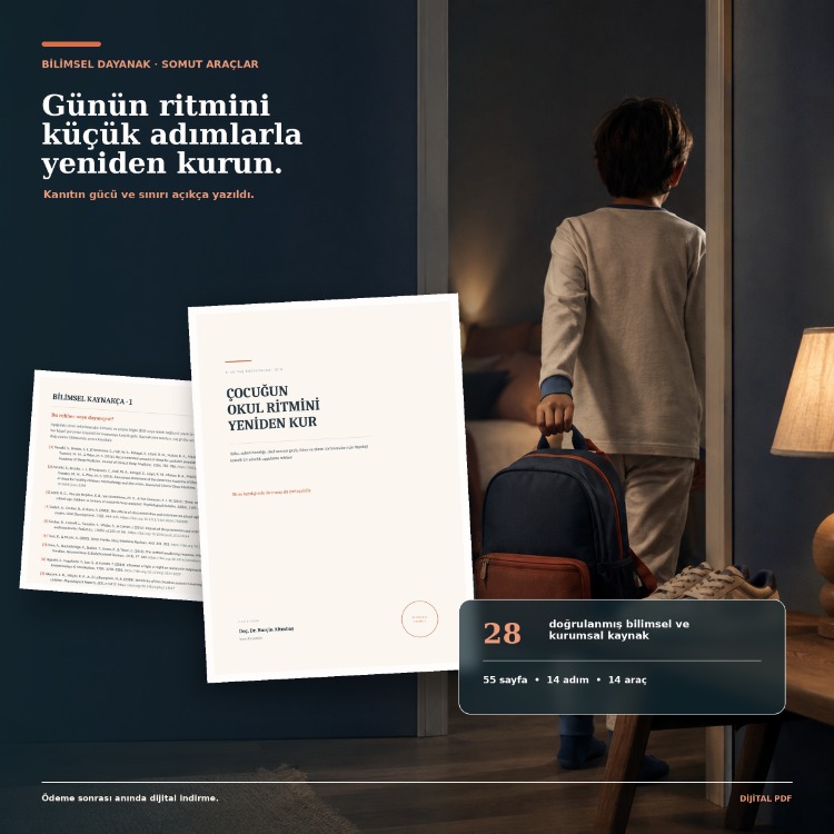 Çocuğun Okul Ritmini Yeniden Kur | 6–10 Yaş Ebeveyn Rehberi