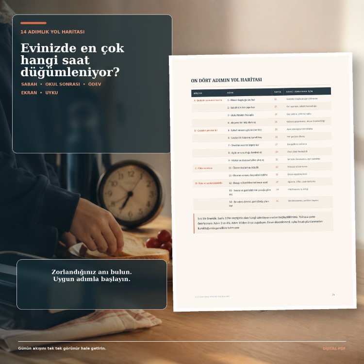 Çocuğun Okul Ritmini Yeniden Kur | 6–10 Yaş Ebeveyn Rehberi