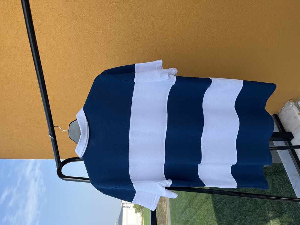 Lacoste Lacivert Beyaz Çizgili
