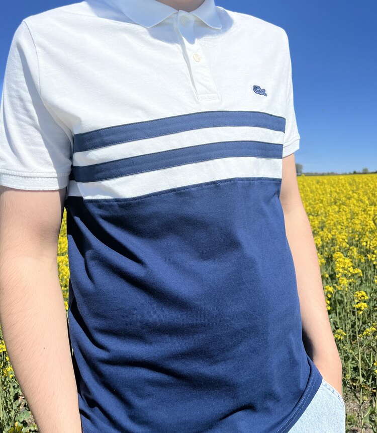 Lacoste Mavi Beyaz Çizgili