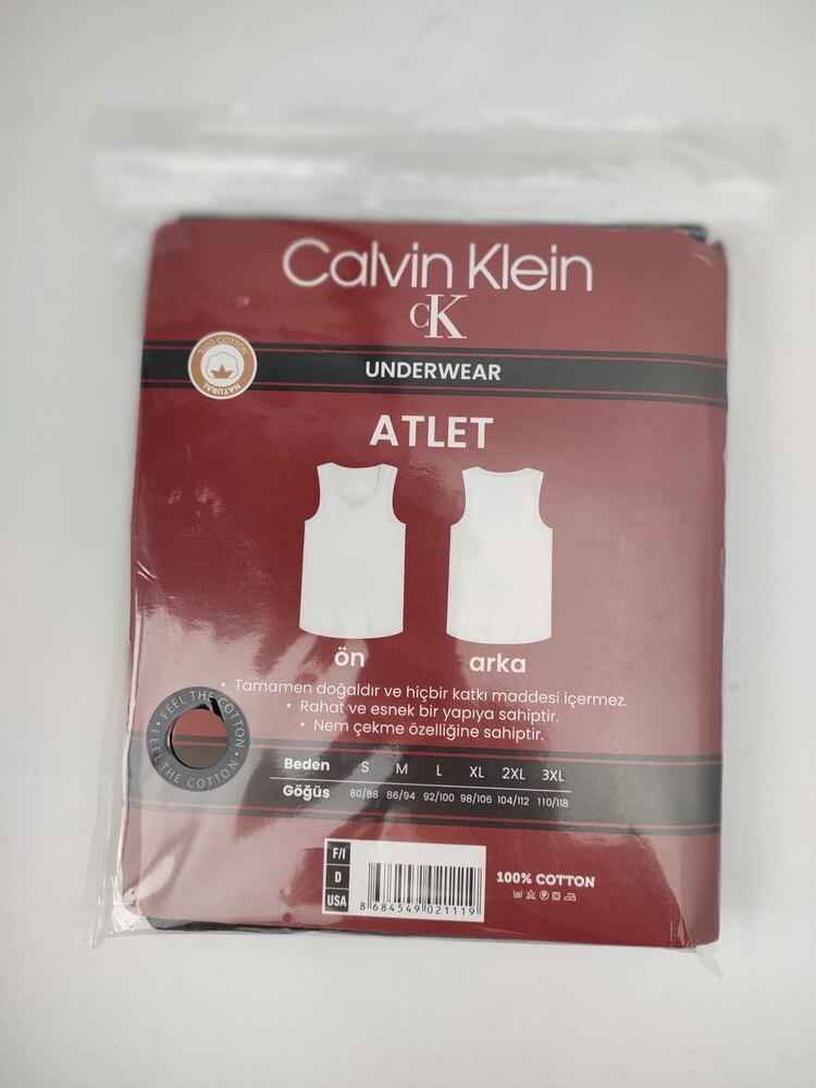Ck Siyah Atlet 3lü Paket