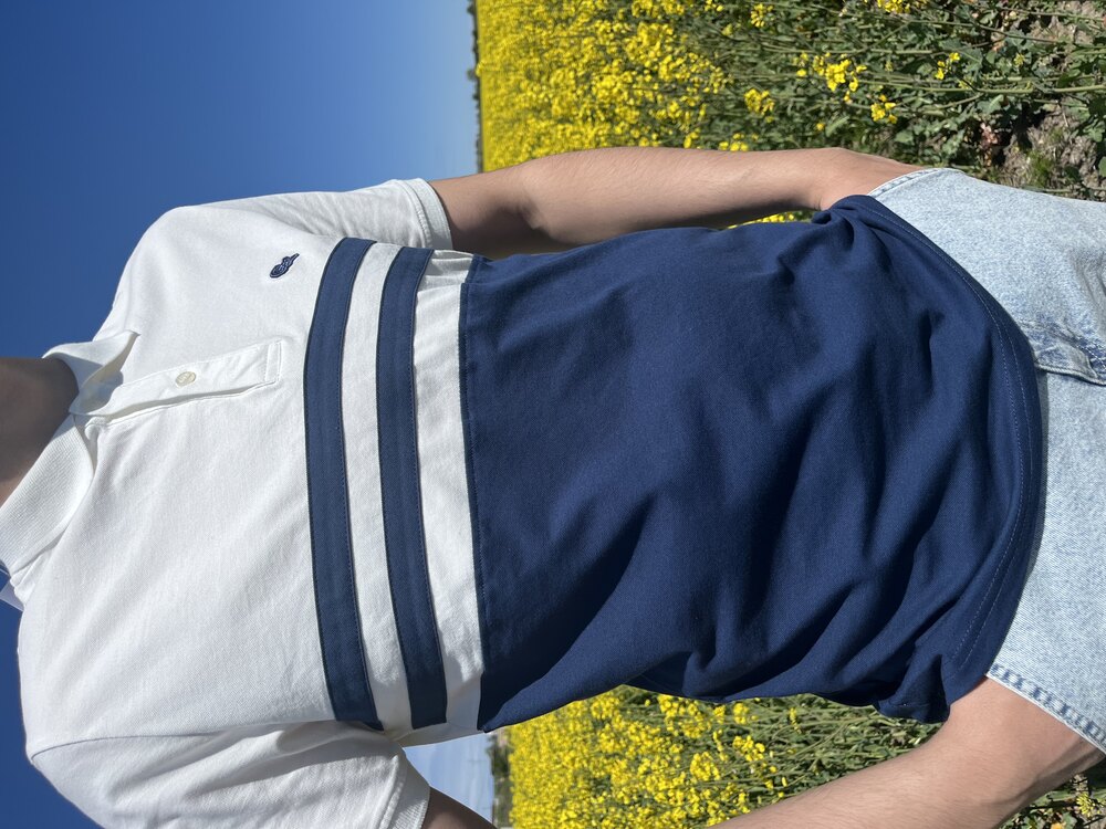 Lacoste Mavi Beyaz Çizgili