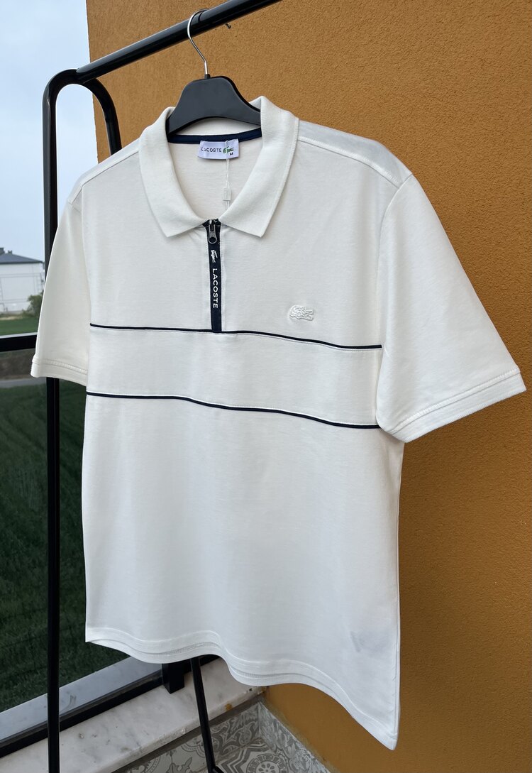 Lacoste Beyaz Fermuarlı