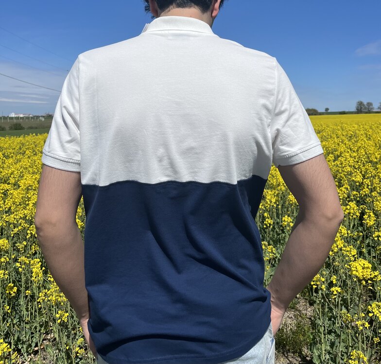Lacoste Mavi Beyaz Çizgili