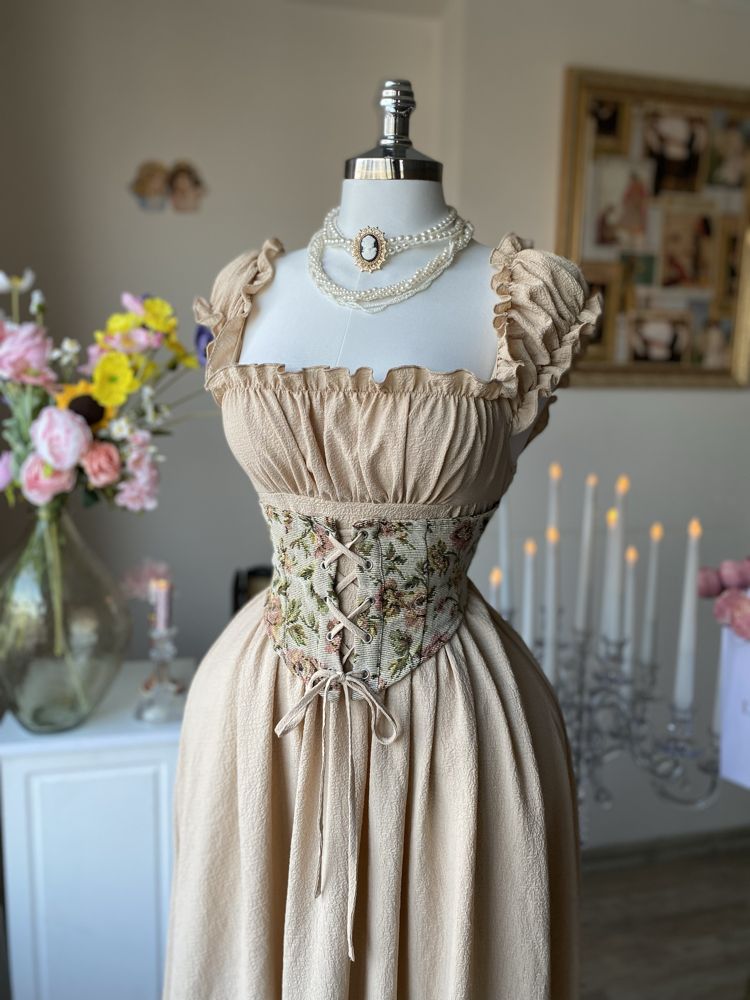 Vintage korseli elbise 
