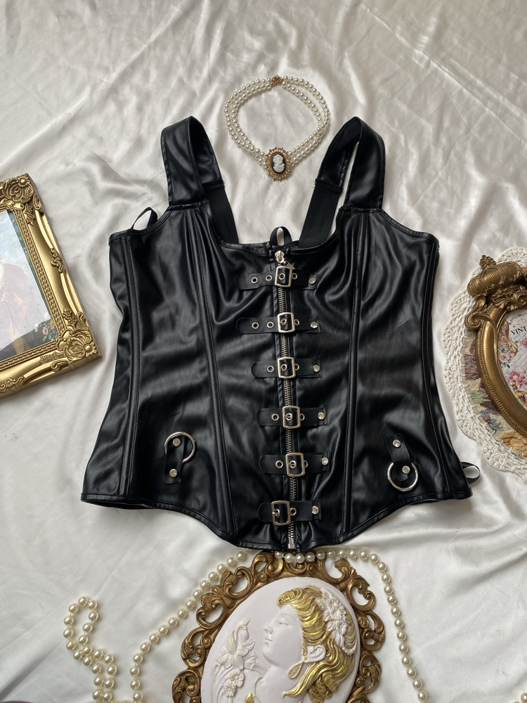 Vintage deri premium korse