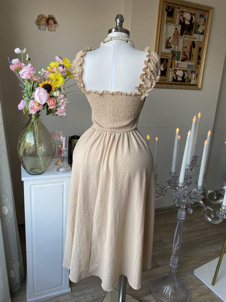 Vintage korseli elbise 