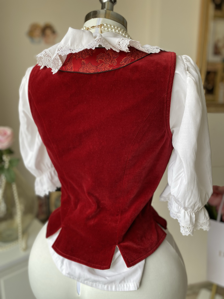 Vintage kadife premium korse