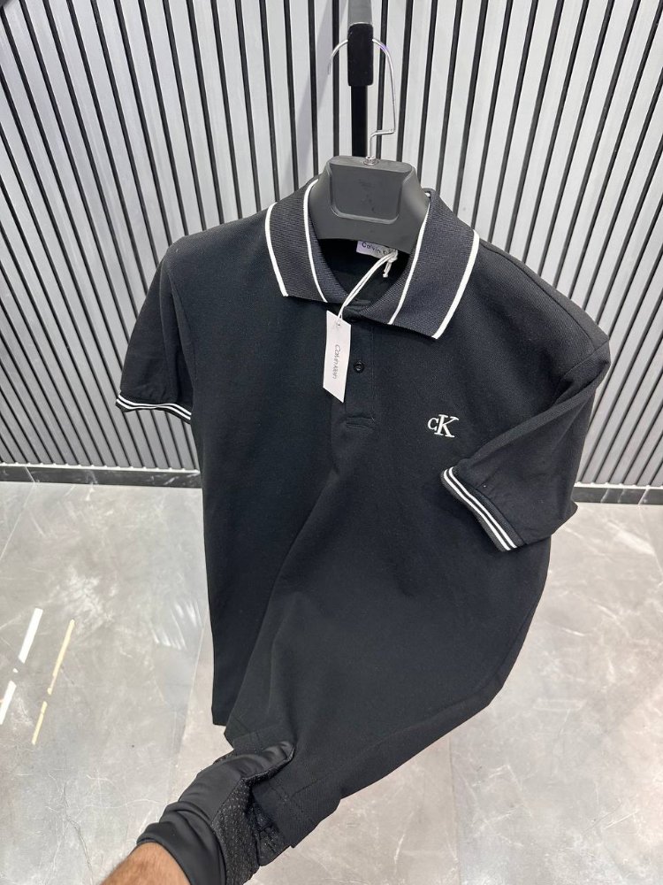 Nakış Detaylı Lüks Polo Yaka Tişört
