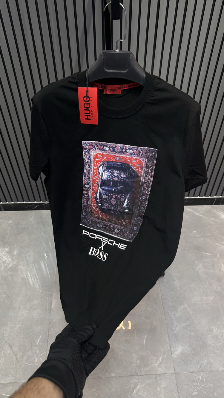 PORSCHE X BOSS PREMIUM TİŞORT