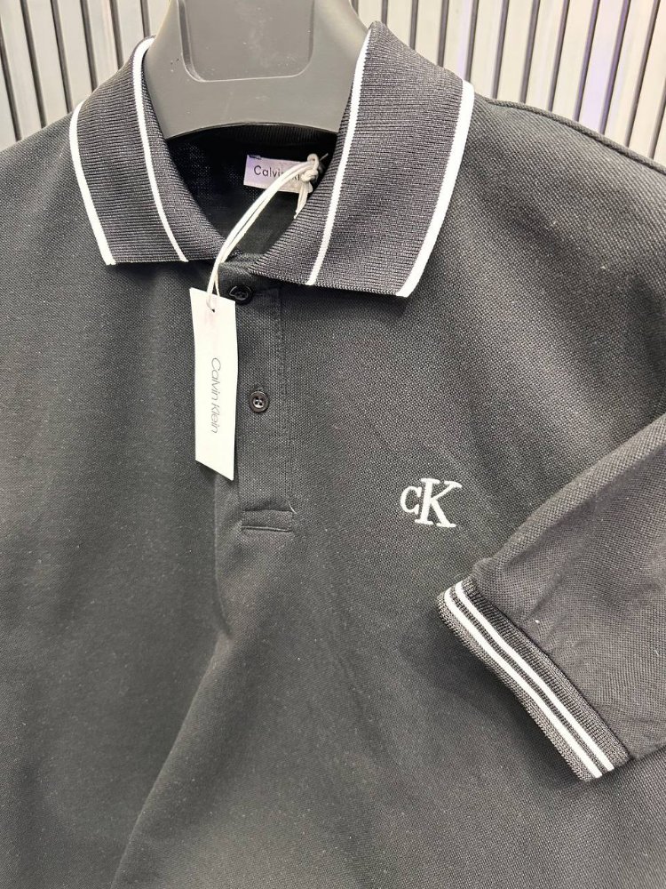 Nakış Detaylı Lüks Polo Yaka Tişört