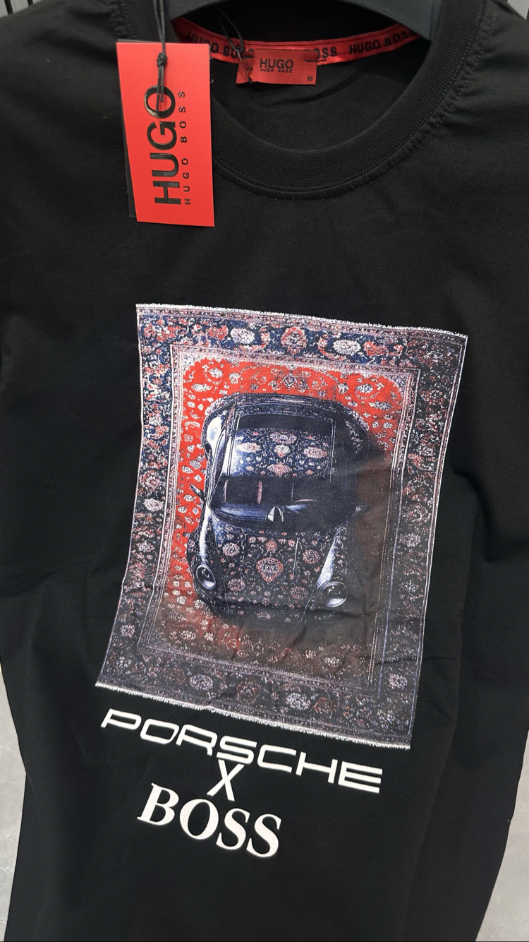 PORSCHE X BOSS PREMIUM TİŞORT