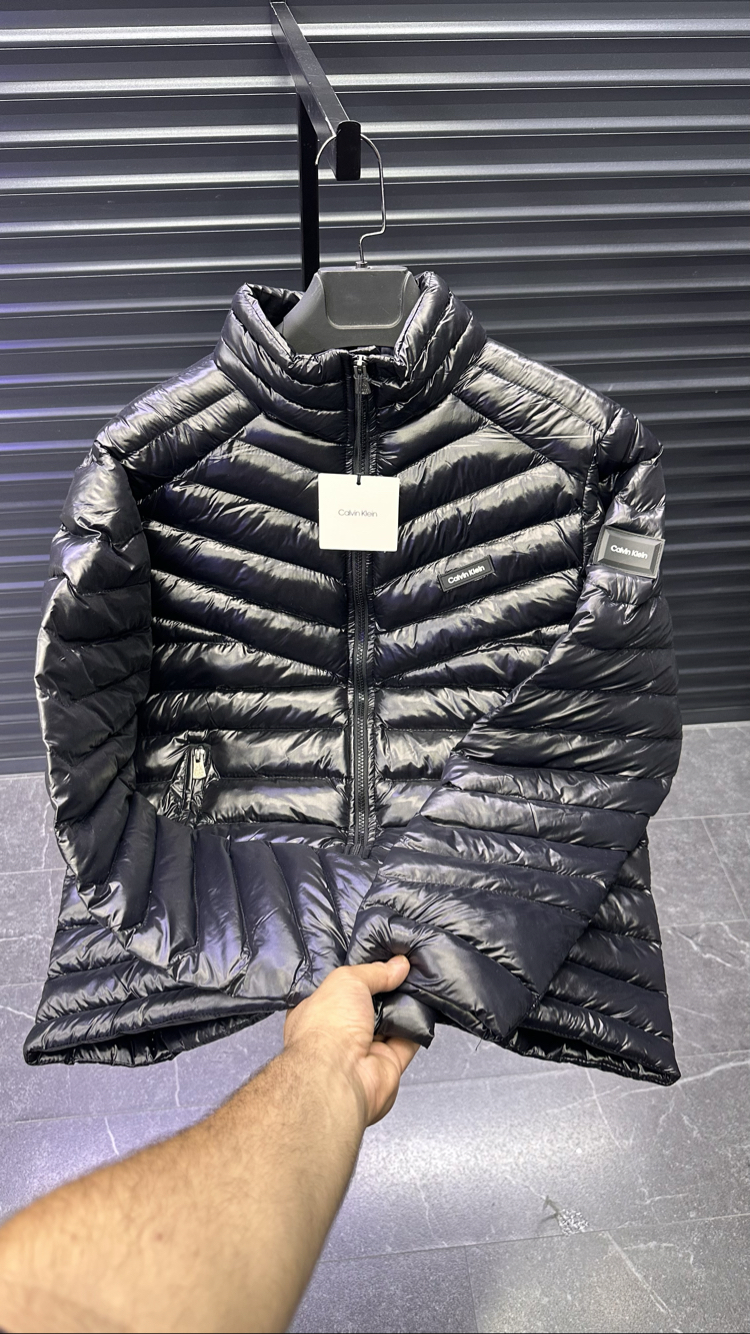Ön Sol Gögüs Logo Detaylı Lüks Özel Ray Sıkı Dolum Mont