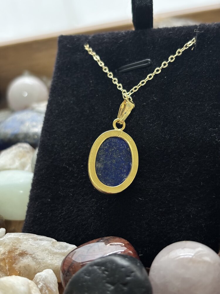 Lapis lazuli zincir kolye