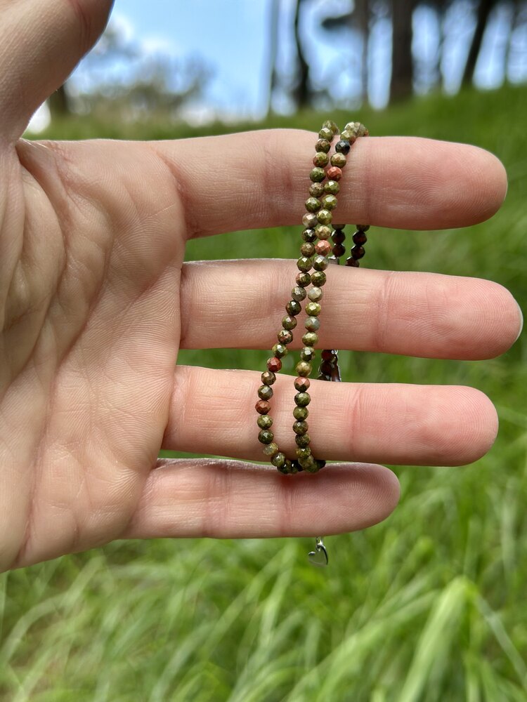 3 mm Unakit taşı bileklik